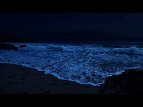 10 Hours Of Ocean Waves | Best Rolling Waves At Night For Relaxation & Uninterrupted Sleep - NO Al