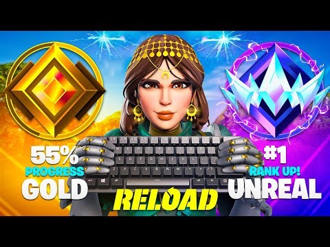 Gold to Unreal Solo SPEEDRUN.. (Fortnite Reload)