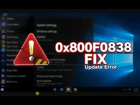 How to Fix Windows Update Error 0x800f0838 on Windows 11