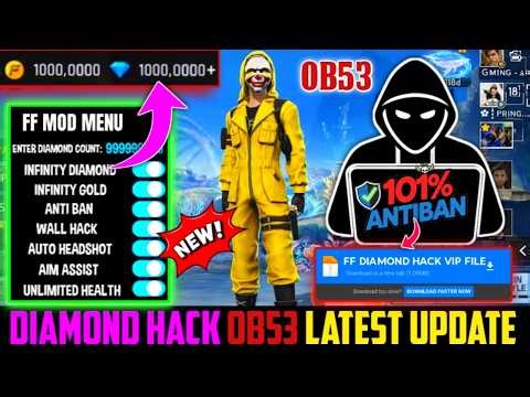 FREE FIRE DIAMOND HACK | OB53 | DIAMOND HACK IN FREE FIRE | FF NEW MODE MENU 2026