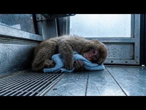 Baby monkey Was Trapped Inside a Cable Car for 5 Days — Nobody Knew He Was There