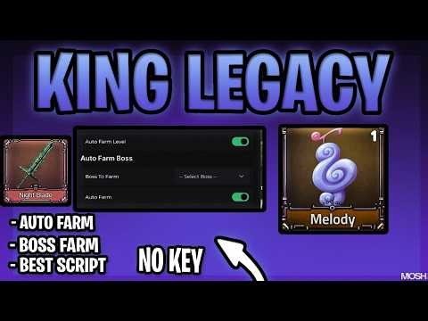 King Legacy Script | Roblox King Legacy Script | AUTO FARM, AUTO DUNGEON, MAX LVLm, Auto Boss