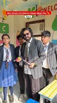 Rich Student Ka Unicorn Future Magic Pen ✏️Part-2 #shorts #teratrigun #richstudent #magicpen