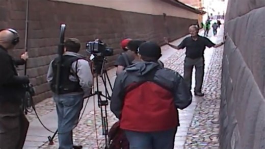 Ancient aliens BTS: On location in Cuzco Peru