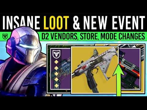 Destiny 2: LOOT UPDATE & EASY DUNGEON GEAR! Eververse, Iron Banner, Weapons, Vendors (25th August)