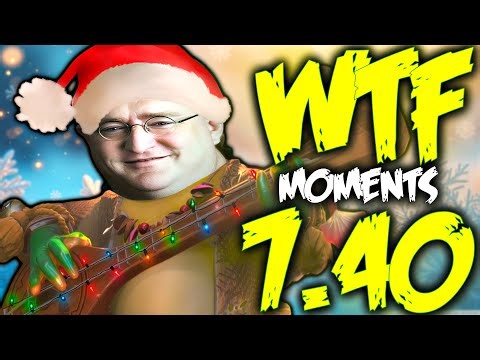 Dota 2 WTF Moments 7.40