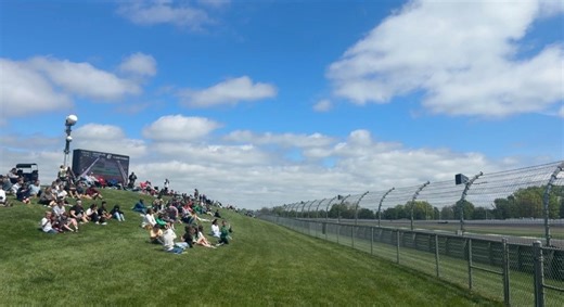 Drivers, race fans return to IMS for 500 open test