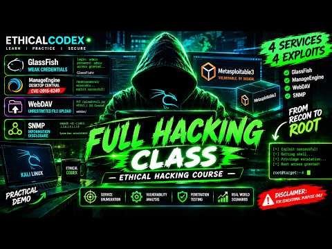 Full Hacking Course Part 2 🔥 | Metasploitable3 Complete Exploitation | Ethical Hacking