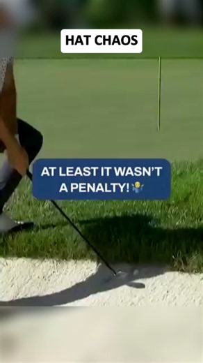 Morgan Hoffman Hits His Own Hat in Wild Bunker Mishap