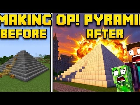 Transforming a Tiny Dirt Pyramid into an OP IRON CASTLE! 😱