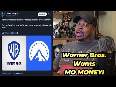 Warner Bros. has REJECTED Paramount's Bid for the 8th Time!