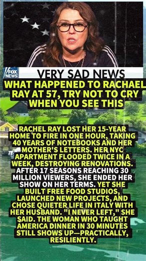 What Happened to Rachael Ray at 57, Try Not to CRY When You See This #shorts #viral