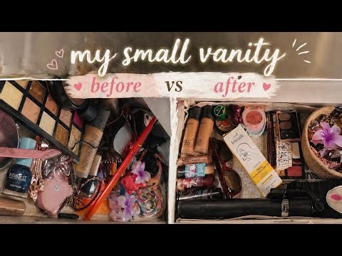 My Small Vanity Makeover Before vs After Transformation | Piyu Bhaskar