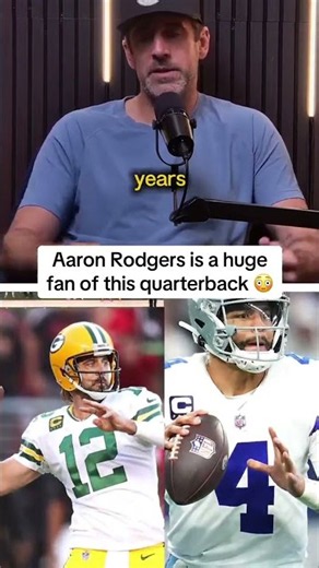 Aaron Rodgers a BIG fan of #Cowboys Dak Prescott and doesn’t understand all the criticism.