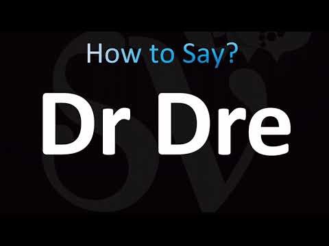 How to Pronounce Dr. Dre (CORRECTLY!)