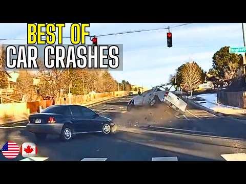 Best of Car Crashes Compilation | USA & Canada - 48