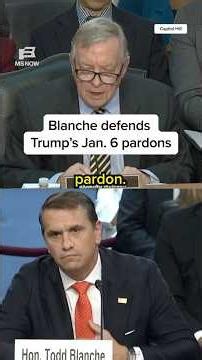 Blanche defends Trump's Jan. 6 pardons