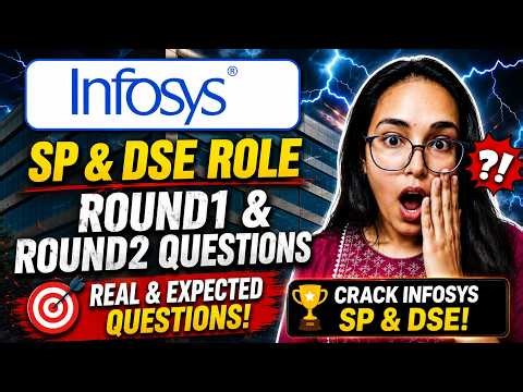 Infosys SP & DSE Round1 & Round2 Questions | Infosys Hiring |