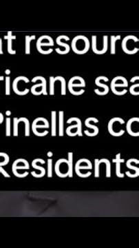 Hurricane season preparedness for Pinellas County