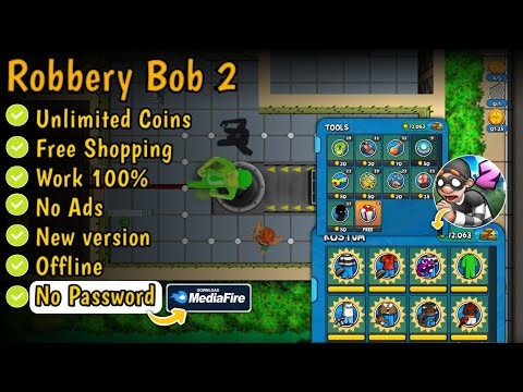 BERHASIL! Robbery Bob 2 v1.19.2 MOD APK Terbaru 2026 - Unlimited Coins & Unlock All Gadgets!