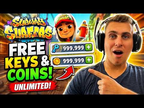 Subway Surfers FREE Keys & Coins 🔥 Unlimited Keys Hack (2026)