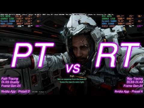 [Pragmata] - Path Tracing vs Ray Tracing (Opening Sequence)