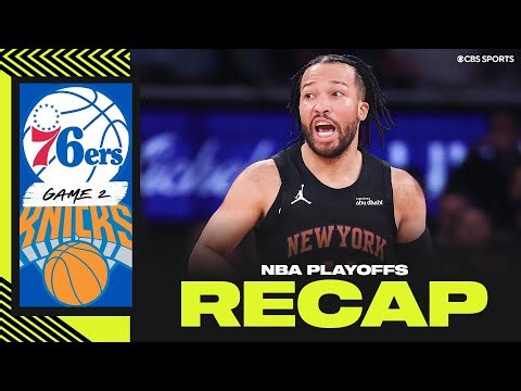 Knicks survive 76ers, take commanding 2-0 series lead | 2026 NBA Playoffs