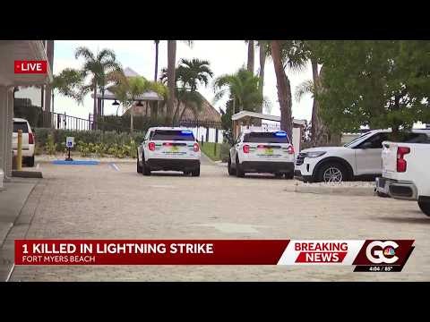 Fort Myers Beach lightning strike leaves one dead, multiple injured