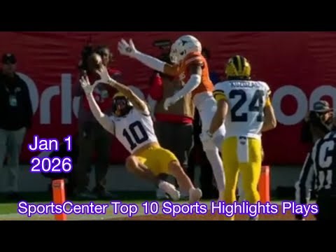 SportsCenter Top 10 Sports Highlights Plays - Jan 1, 2026