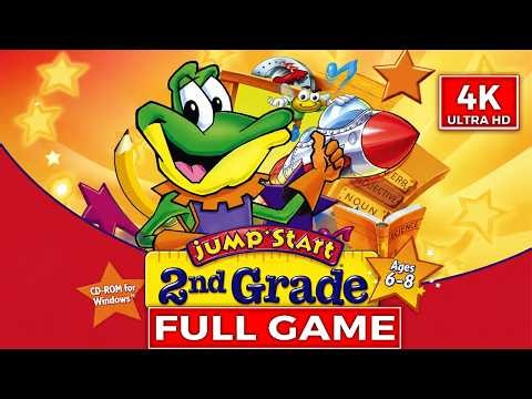 JumpStart 2nd Grade (1996) Full Walkthrough 4K UHD Longplay