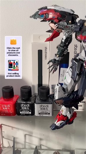 Water-Based Panel Line Technique for Gundam Models