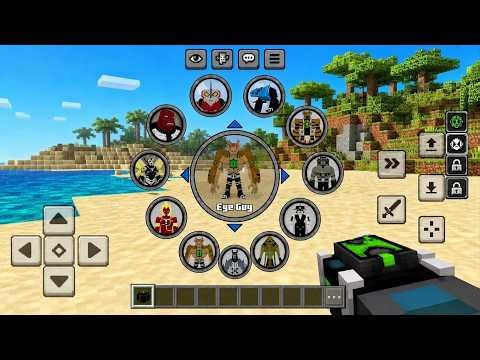 Unlocking All Aliens in Minecraft Bedrock (Free Ben 10 Classic Addon)