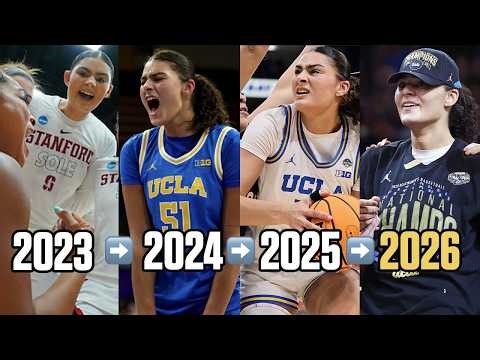 Lauren Betts full career March Madness highlights (2023-26)