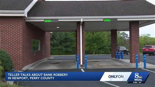 'Give me your money': Perry County bank teller shares moments suspect robbed them with a gun