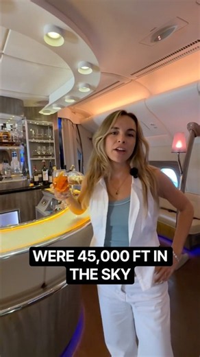 THIS BAR IS ON AN AIRPLANE🥂✈️