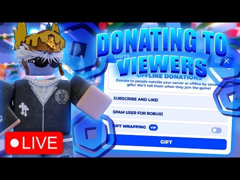 🔴Pls Donate Live Now🔴!!! 💸Giving Robux To Viewers!!💸(TTS Robux Gifting🎁💸)