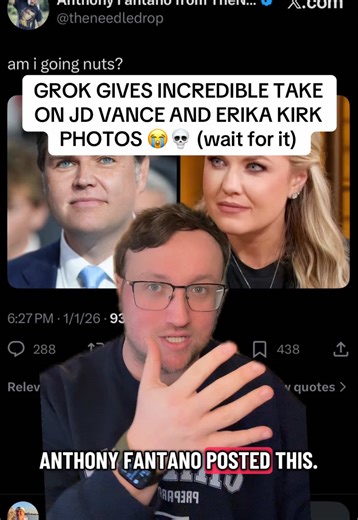 1/2 - Is JD Vance just Erika Kirk? Many people are asking… | Erika