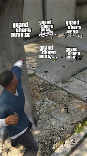 Can a tree protect you from a grenade explosion in GTA games #gta