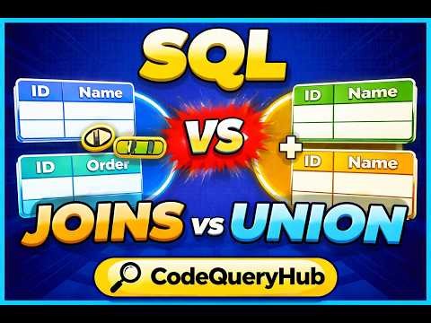 SQL Data Combining Tutorial | Joins, Union, All Concepts in One Video #sqltutorial #coding #sql