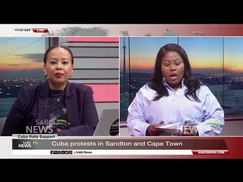 Cuba Rally Support | Cuba protests in Sandton and Cape Town