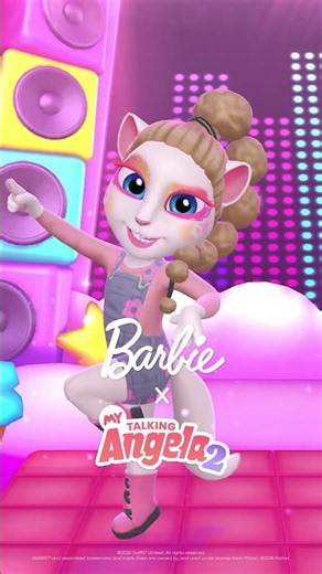 Dropping new makeup looks ✨ #MyTalkingAngela2 #Barbie #StyleStudio