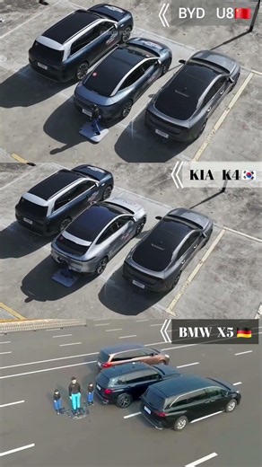 BYD, KIA and BMW: Emergency E-Bike AEB Test — Only One Car Stopped