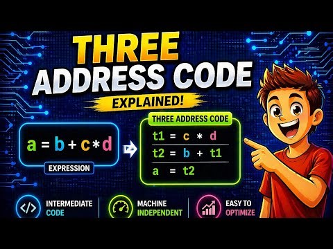 Three Address Code (TAC) in Compiler Design | Intermediate Code Generation Explained