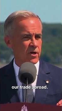 Mark Carney Speaks Following Claims Canada ‘At War’ With Trump on Trade After Tariffs #shorts