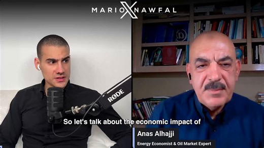 🇮🇶 A country exporting 220,000 barrels instead of 3.8 million, with no gas, no electricity, and a regasification ship stuck outside a closed strait.Energy Economist Anas Alhajji just laid it all out."We are talking about a country that is cursed by geography, cursed by its oil, cursed by sectarian violence and other things. So in a sense, we have triple curses in Iraq that might explode at any moment."And the coming crisis isn't energy. It's industrial and agricultural, and it hits harder by S