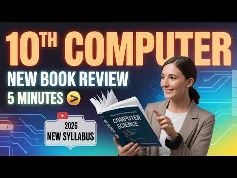 Complete CS 10th new book 2026 Curriculum Breakdown | Programming & Machine Learning #fyp