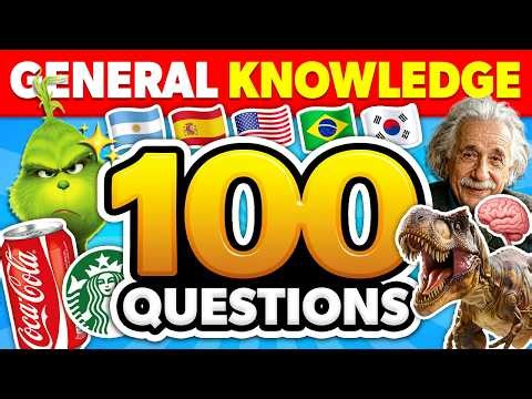 100 Questions EVERYONE Should Know 🧠❌ 99% Will Fail This General Knowledge Quiz!