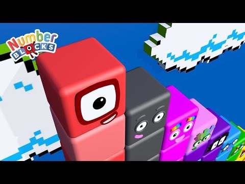 Learn Big Numbers with Numberblocks Cube Adventure Step Squad 1 to 100 | Super Fun Math for Kids! 🚀