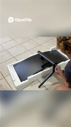 Unbox & Build Your Dream Monitor Stand FAST! #viral #youtubeshorts #gaming