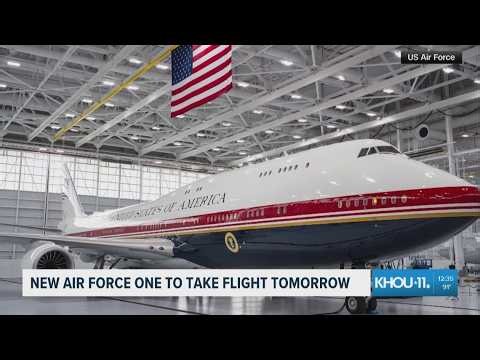 New Air Force One to take flight on Wednesday